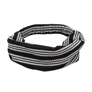 Unique Bargains Women's Stripes Wide Fabric Headband 1 Pc - 1 of 4