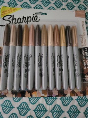 Sharpie 25pk Permanent Markers Fine Tip Multicolored : Target