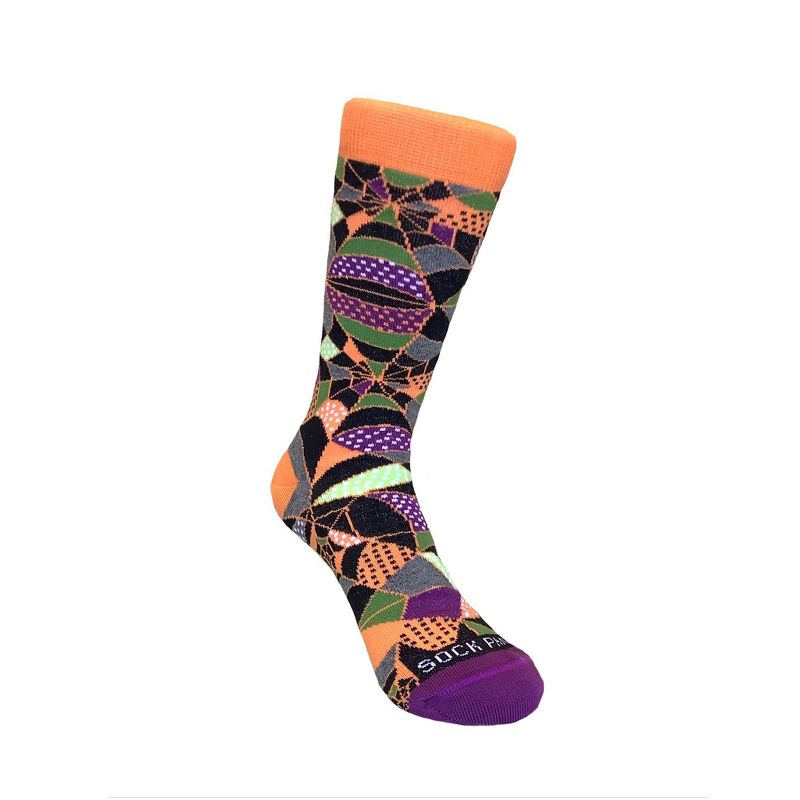 Colorful Spiderweb Pattern Socks (Tween Sizes, Small) from the Sock Panda, 4 of 6