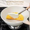 Itopfox 12-Piece Nonstick Cookware Set, White Granite Induction Kitchen Cooking Set with Frying Pans, Saucepans, Steamer, PFAS, PFOA, PFOS Free - 3 of 4