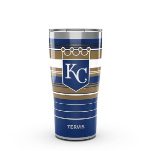 MLB Kansas City Royals 20oz Hype Stripes Stainless Steel Tumbler - 1 of 4