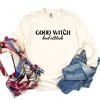 Simply Sage Market Women's Good Witch Bad Attitude Long Sleeve Garment Dyed Tee - 3 of 4
