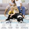 Machine Washable Area Rug for Living Room Modern Boho Floral Printed Indoor Carpet Non Slip Ultra Thin Non Shedding Floor cover - 3 of 4