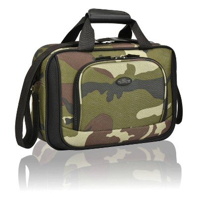 Camouflage 2-Piece Softside Rolling Luggage Set with Tote