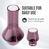 American Atelier Carafe and Glass Set 34 oz Carafe with Tumbler Glass - Plum,Plum - 2 of 4