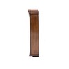 Seiko  Tone & Arched Wall Clock with Pendulum and Dual Chimes - Brown - 4 of 4
