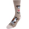 CTM Men's My Pup Crew Novelty Socks - 2 of 4