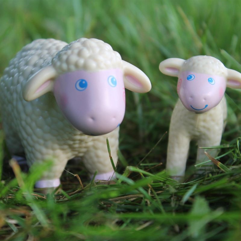 HABA Little Friends Sheep - 3.5" Farm Animal Toy Figure, 2 of 4