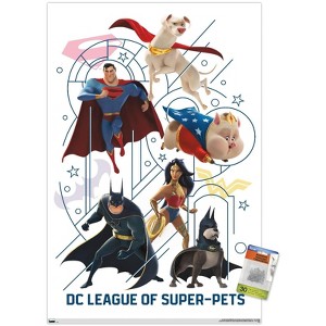 Trends International DC Comics Movie DC League Of Super-Pets - Counterparts Unframed Wall Poster Prints - 1 of 4