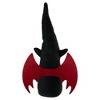 Northlight 17" Black and Red Halloween Boy Gnome with Bat Wings - 4 of 4
