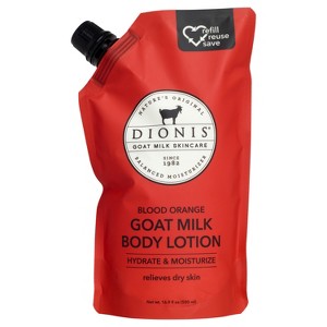 Dionis Goat Milk Body Lotion Refill Pouch Blood Orange, 16.9 oz - 1 of 4