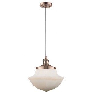 Oxford - 1 Light Cord Hung Mini Pendant In Traditional Style-11.5 Inches Tall and 11.75 Inches Wide - 1 of 1