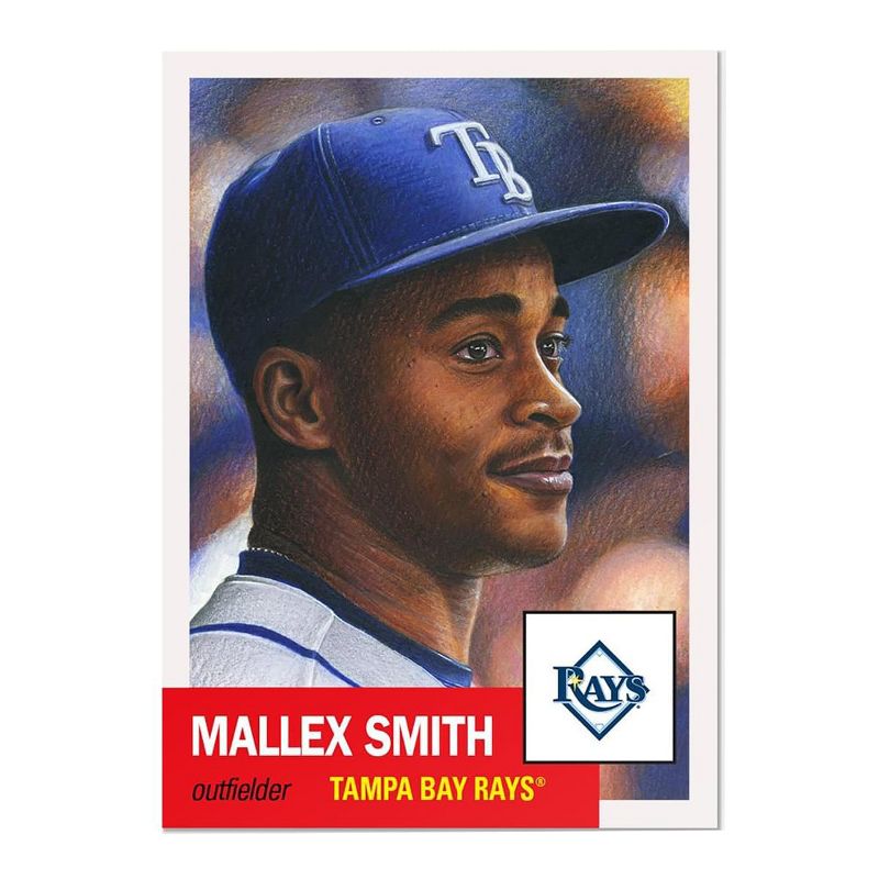 Topps Tampa Bay Rays #14 Mallex Smith MLB Topps Living Set Card, 1 of 2