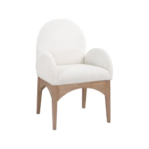 Meridian Furniture,Waldorf Boucle Fabric Dining Chair - 1 of 4