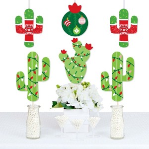 Big Dot of Happiness Merry Cactus - Decorations DIY Christmas Cactus Party Essentials - Set of 20 - 1 of 4