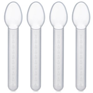 Calibrated Medicine Spoon for Kids, Babies & Toddlers - 2 Tsp/10 mL Oral Liquid Medication Dispensers - 1 of 4
