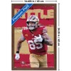 Trends International NFL San Francisco 49ers - George Kittle 25 Framed Wall Poster Prints - 3 of 4