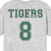 Stranger Things Hawkins Basketball Tiger Graphic Team Captain on Athletic Heather Ground Adult Crew Neck Short Sleeve T-shirt - 4 of 4