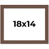 PosterPalooza | 18x14 Wide Barnwood Picture Frame, UV Acrylic, 6 Finishes - Grey, Brown, White, and Black - 2 of 4
