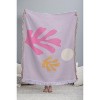 Daily Regina Designs Lavender Abstract Leaves Modern Woven Throw Blanket - Deny Designs - 3 of 4