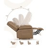 Power Lift Recliner with Heat & Massage, Plush Oversized Wide Seat - Adjustable Electric Lift Chair for Elderly & Mobility, Gray - 4 of 4
