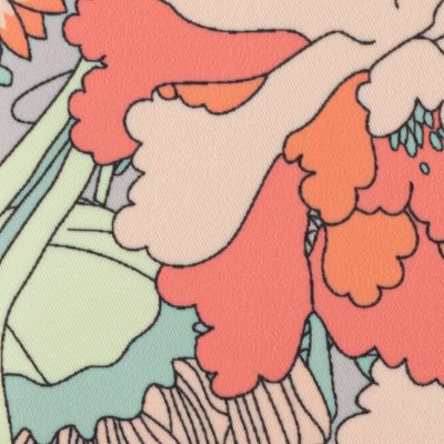 light grey flower power