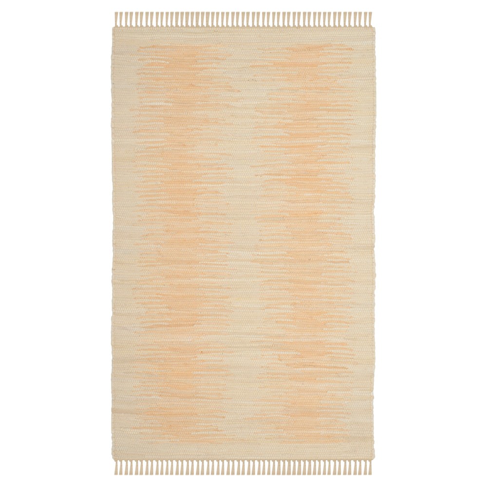 Ivory Geometric Flatweave Woven Accent Rug 3'x5' - Safavieh