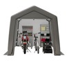 Outdoor Portable Storage Shelter – Waterproof UV-Resistant Garage Tent with Zipper Doors & Vents - 3 of 4