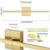 POWLIG 23.6-in Led Gold 5cct 24w Dimmable wall Sconce - 4 of 4