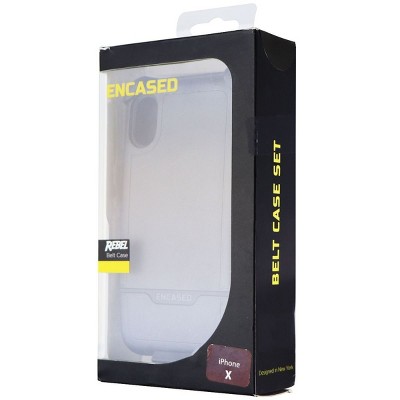 Encased (RB45BK-HL) Belt Clip holster Case for iPhone X  - Black