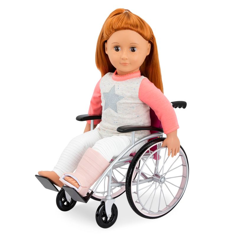 Our Generation Heals on Wheels - Wheelchair Accessory Set for 18&#34; Posable Dolls, 4 of 9
