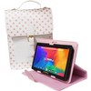 LINSAY 7" 64GB STORAGE New Android 13 Tablet Bundle with Sweet Pink Protective PU leather Case and Fashion Handbag - 2 of 4