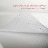 deflecto EconoMat Occasional Use Chair Mat, Low Pile Carpet, Flat, 36 x 48, Lipped, Clear - 2 of 4