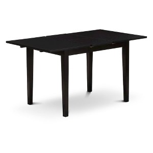 East West Furniture,Dining Table Black - 1 of 4