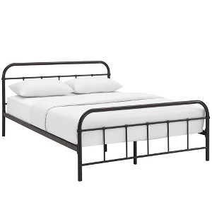 Modway Maisie Queen Stainless Steel Bed Frame - 1 of 4