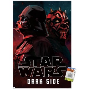 Trends International Star Wars: Saga - Vader and Maul Dark Side Unframed Wall Poster Prints - 1 of 4