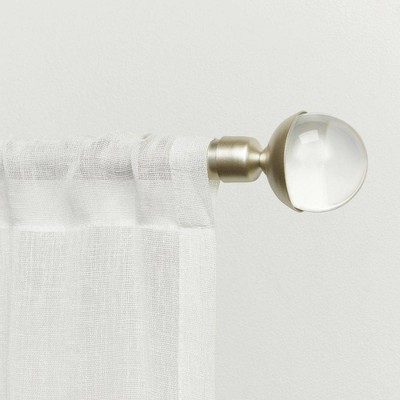 Adjustable Eleanor Curtain Rod and Finial Set - Exclusive Home