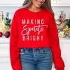 Simply Sage Market Women's Graphic Sweatshirt Making Spirits Bright - 2 of 4