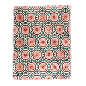 Holli Zollinger Madeira Pink Woven Throw Blanket - Deny Designs - 1 of 2
