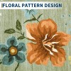 coucheta Floral Washable Area Rug, Multi-size Foldable Printed Soft Non Slip Low Pile Non-Shedding Stain-Resistant Carpet, for Living Room, Bedroom - 4 of 4