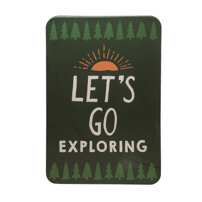 Transpac Metal 36.75" Brown Spring Lets Go Exploring Wall Decor