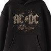 ACDC Logo Boombox Background Long Sleeve Youth Black Sweatshirt - image 2 of 3