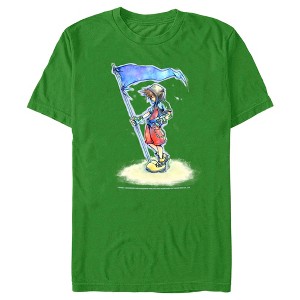 Men's Kingdom Hearts 1 Flags of the Kingdom T-Shirt - 1 of 4