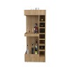 NicBex Buffet Cabinet with Storage 46" T 3-tier Corner Bar Cabinet Sideboard Cabinet with Bottle Cubbies for Living Room - 4 of 4