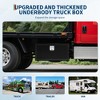 Black/Yellow/Green Steel Truck Bed Tool Box, Trailer Tongue Box, Truck Storage Organizer Tool Chest For Truck Bed, RV, Trailer - 4 of 4