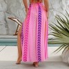 Women's Vibrant Chevron Print Beach Cover Up Skirt - Cupshe - 2 of 4