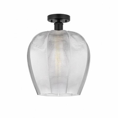 Norfolk - 1 Light Semi-Flush Mount In Industrial Style-15.13 Inches Tall and 11.75 Inches Wide