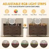 8-Drawer Dresser with Charging Station and LED Lights - 3 of 4