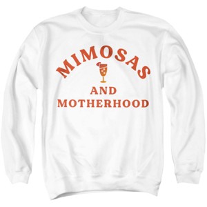 Mimosas and Motherhood Crewneck Sweatshirt - 1 of 4