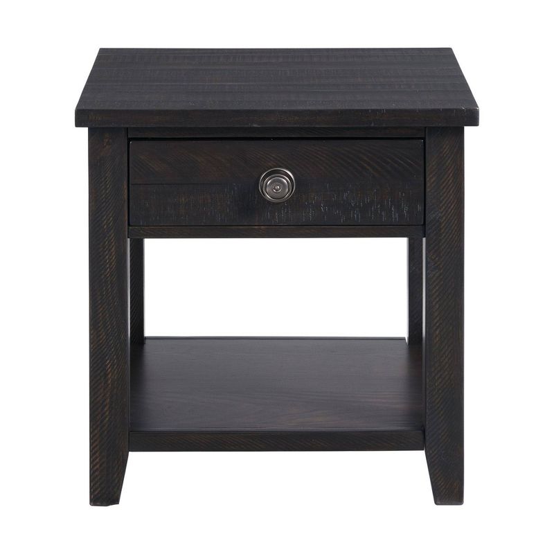Kahlil End Table with Drawer Espresso - Picket House Furnishings, 1 of 8